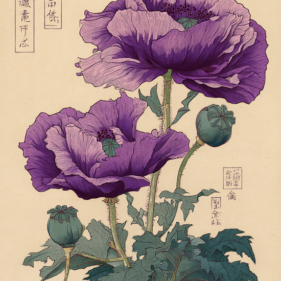 Hvisken fra lilla kronblade - No Frame, No Border