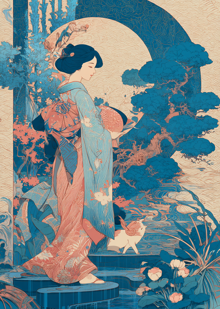 Silkens hvisken i måneskær - No Frame, No Border