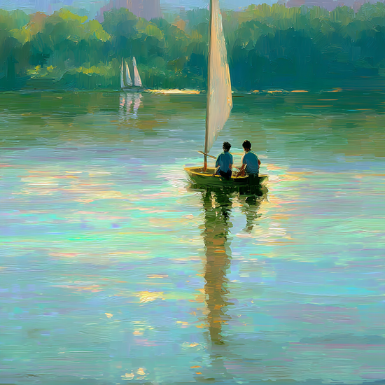 Stille bølgesang på vandet - No Frame, No Border