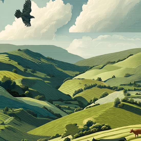 Skyernes hvisken over dalen - No Frame, No Border