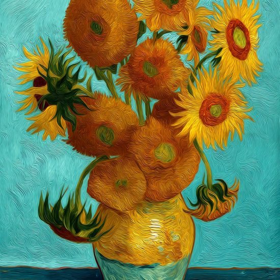 Solsikkernes varme hvisken - No Frame, No Border