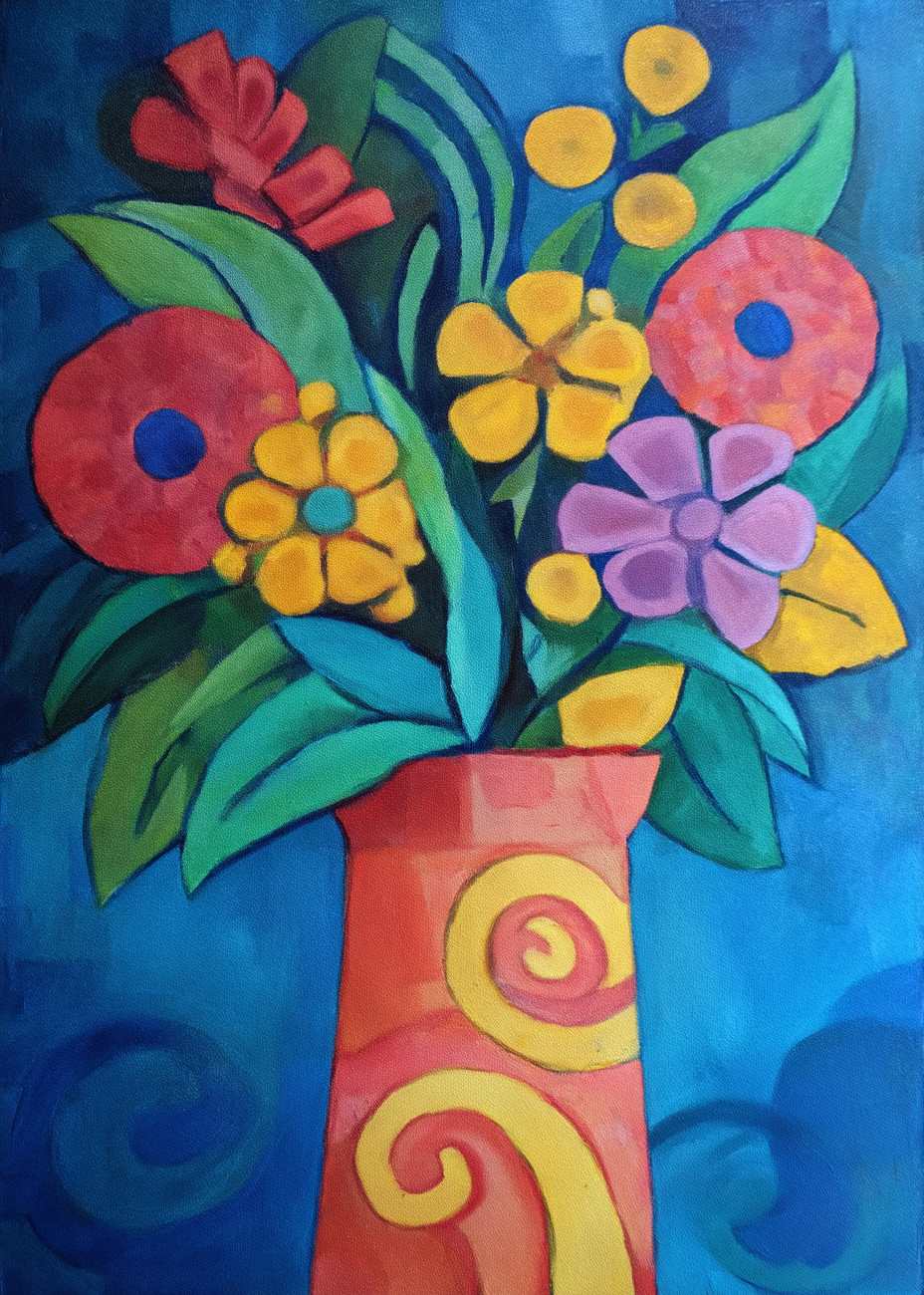 Duften af regnvåde farver - No Frame, No Border