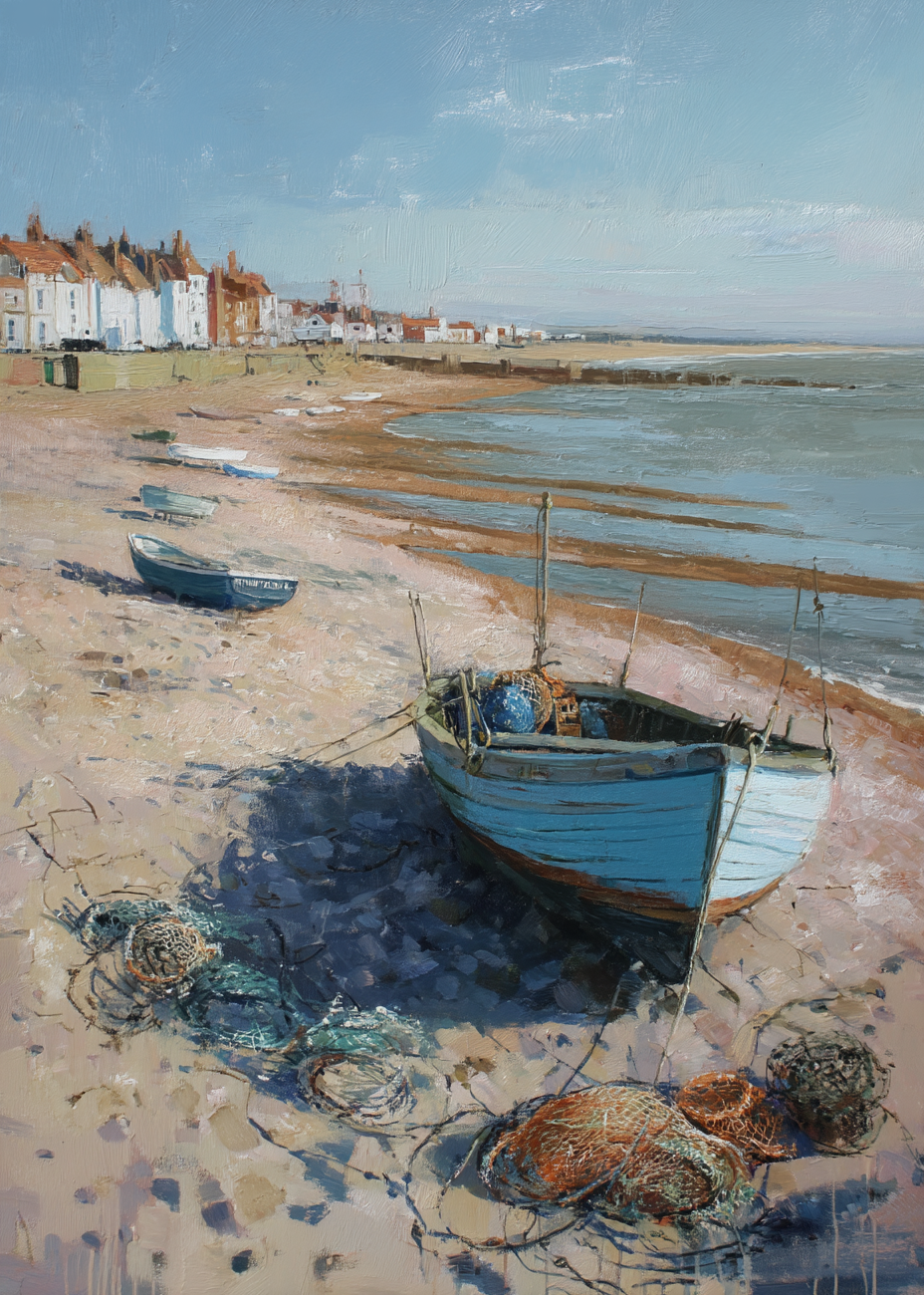 Sandets kølige salte berøring - No Frame, No Border