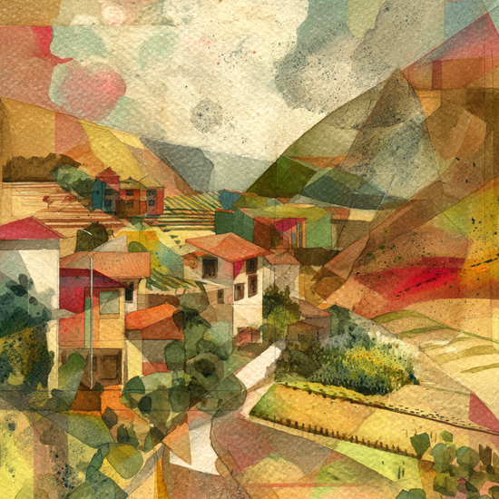 Lyden af fjernt landsbyliv - No Frame, No Border