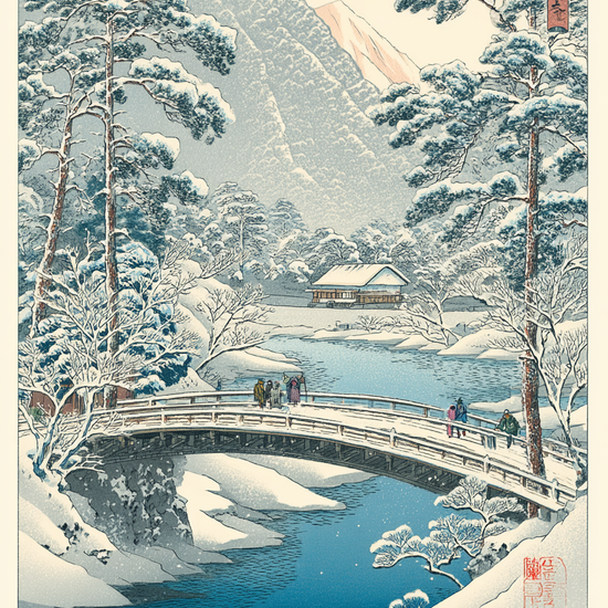 Knitrende kulde på broen - No Frame, No Border