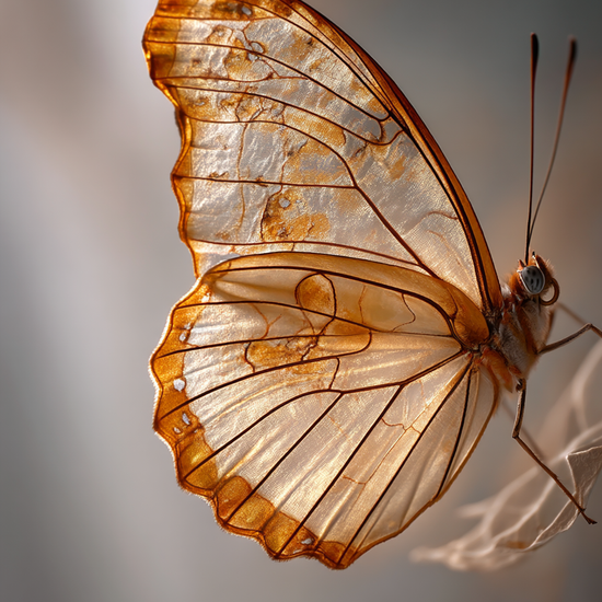 Vingesus i gyldent lys - No Frame, No Border