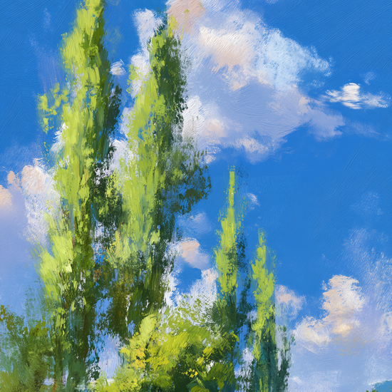 Duften af sommerhimlen - No Frame, No Border