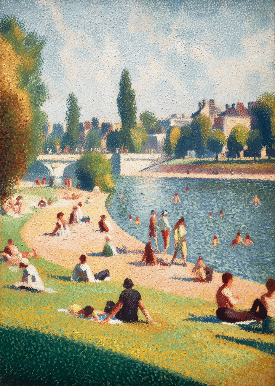 Smagen af sommer ved åen - No Frame, No Border