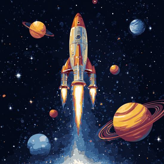 Raketens sus gennem mørket - No Frame, No Border