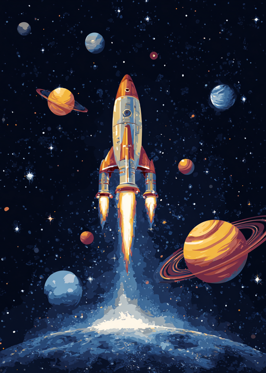 Raketens sus gennem mørket - No Frame, No Border