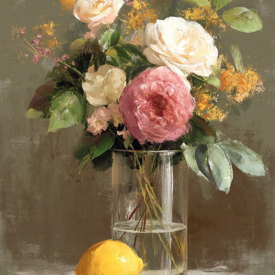 Hvisken af silke og citron - No Frame, No Border