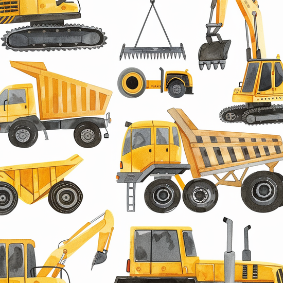 Buldrende gule maskiners sang - No Frame, No Border