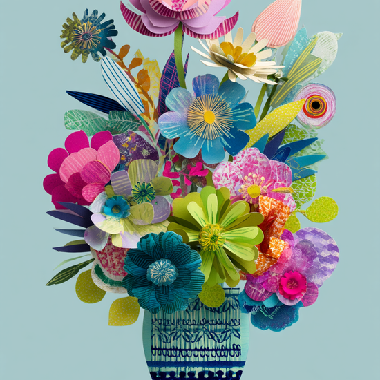 Vasesang i pastelfarver - No Frame, No Border