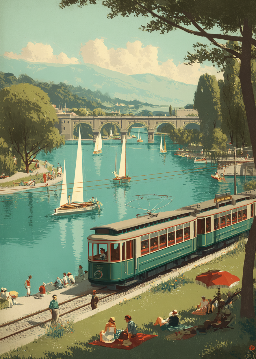 Sporvognens stille klang - No Frame, No Border