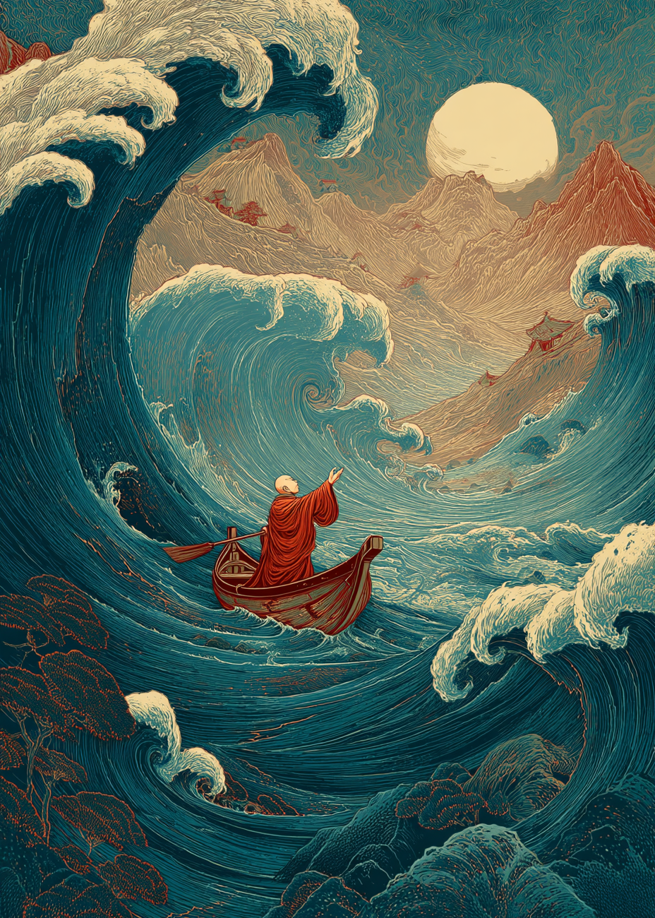 Månens hvisken i brændingen - No Frame, No Border