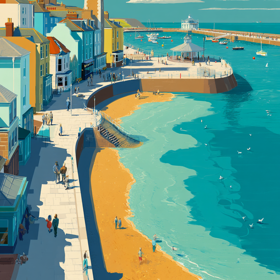 Havets sang ved molen - No Frame, No Border