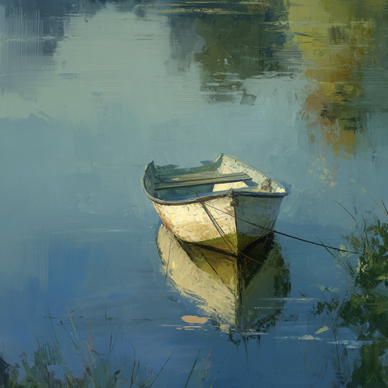 Bådens hvisken i morgendisen - No Frame, No Border