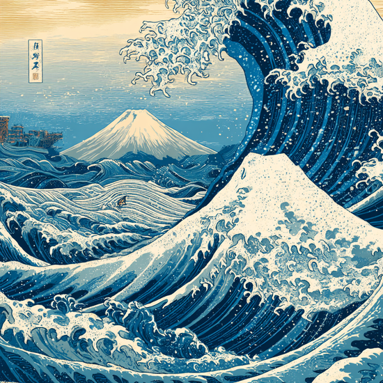 Saltet på tungen af bølger - No Frame, No Border