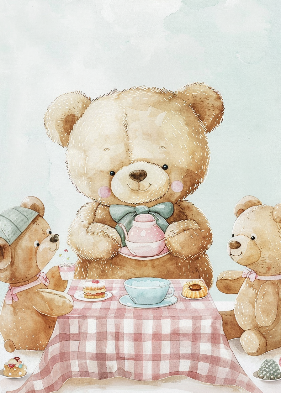 Duften af barndommens te - No Frame, No Border