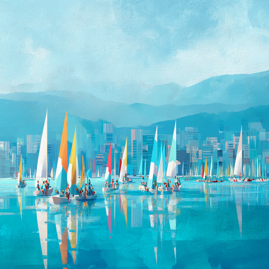 Havets blå hvisken - No Frame, No Border