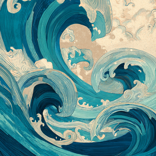 Smagen af salt og storm - No Frame, No Border