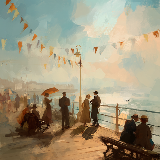 Solskinsvarme under flagernes sus - No Frame, No Border