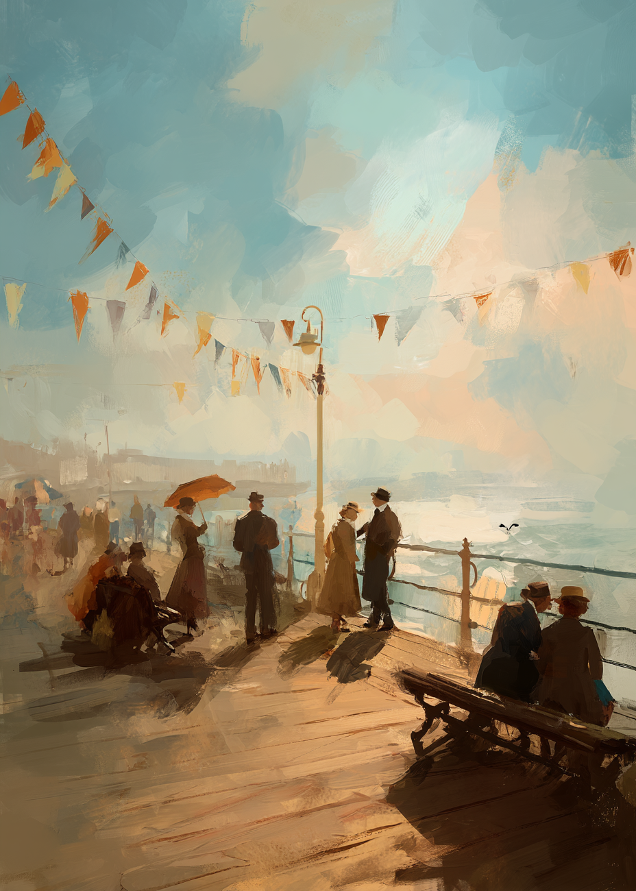 Solskinsvarme under flagernes sus - No Frame, No Border