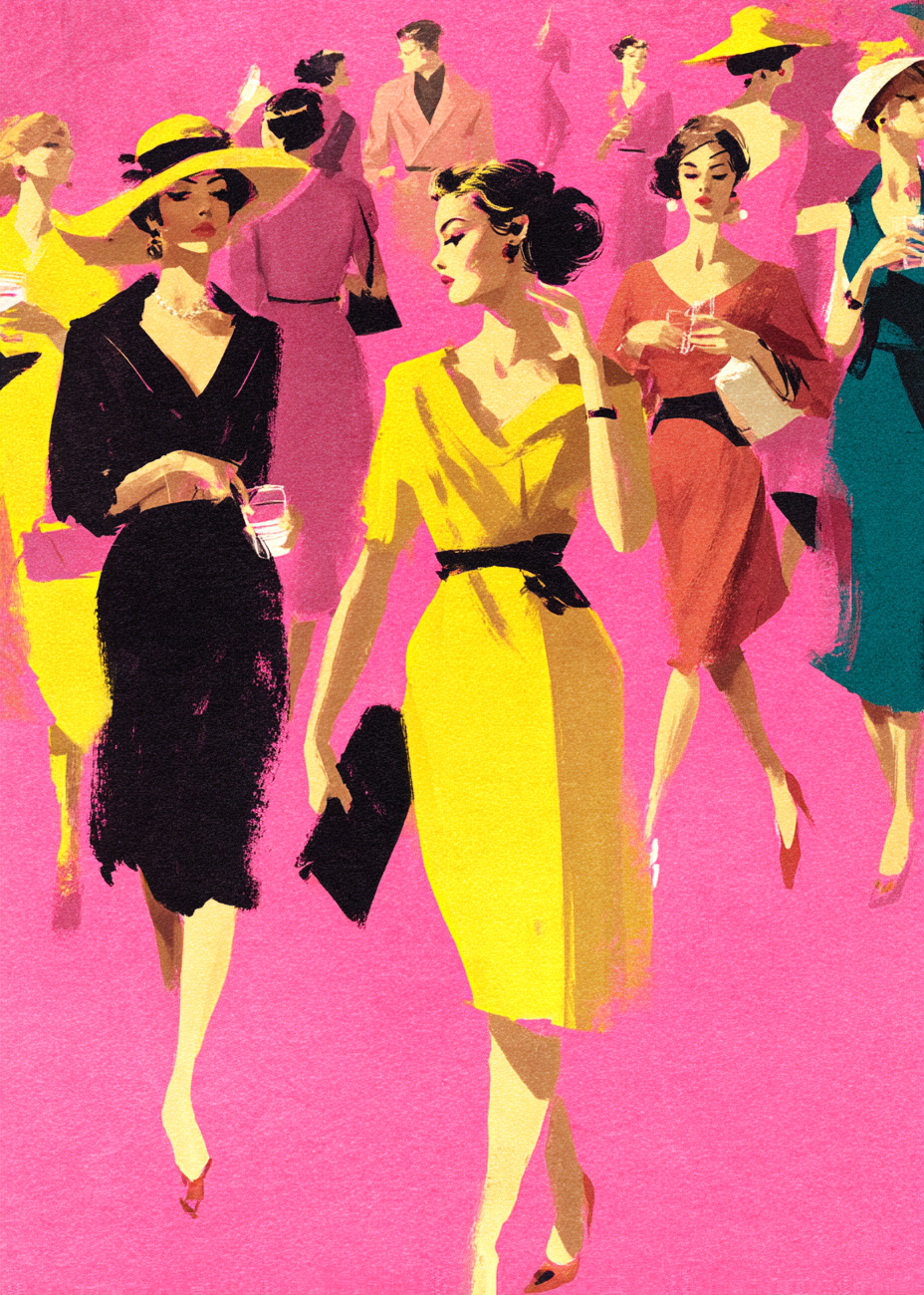 Sus af champagne og silke - No Frame, No Border