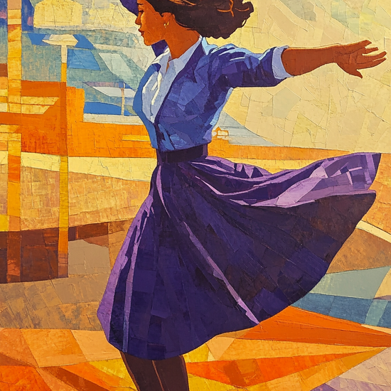 Omdrejning i lilla - No Frame, No Border