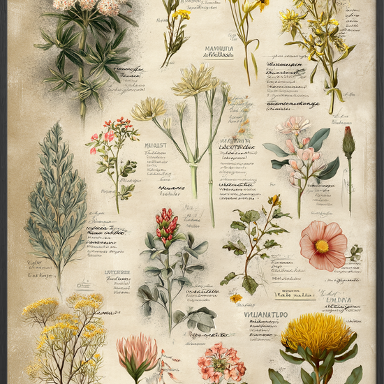 Blomsternes stille symfoni - Black Frame, No Border