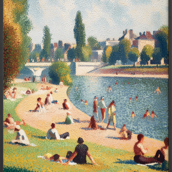 Smagen af sommer ved åen - Black Frame, No Border