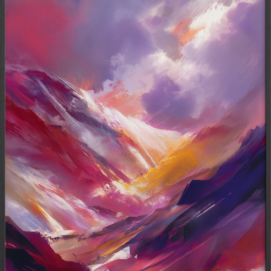 Smag af solnedgang - Black Frame, No Border