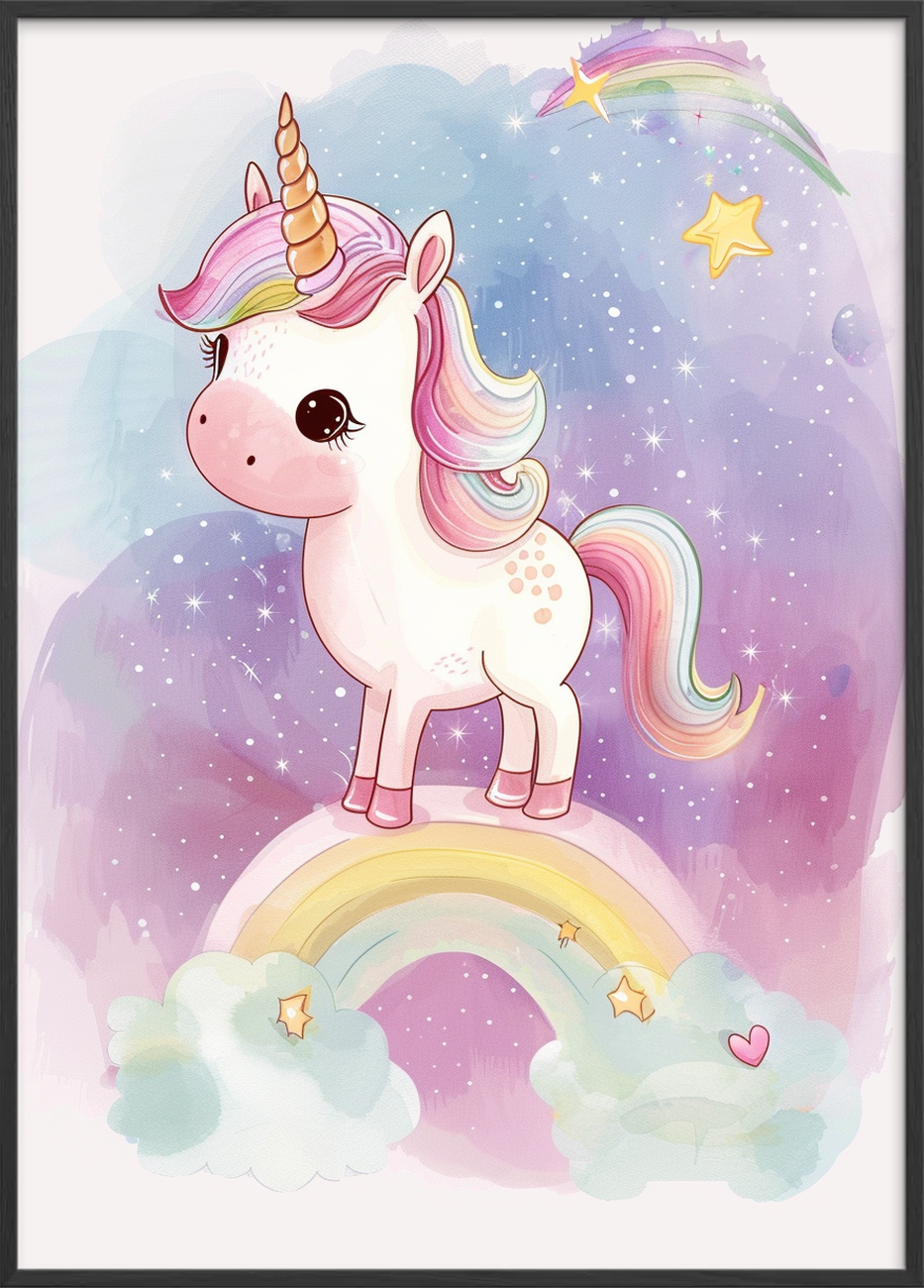 Regnbuens sus i natten - Black Frame, No Border