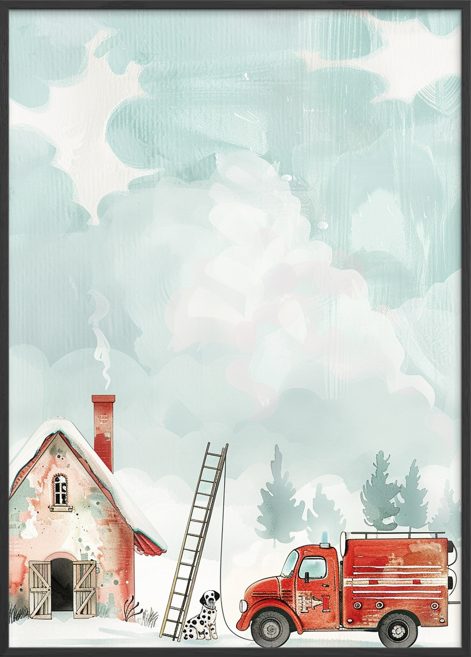 Stigens sang i vinterhimlen - Black Frame, No Border