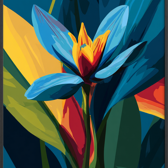 Stemme af tropisk silke - Black Frame, No Border