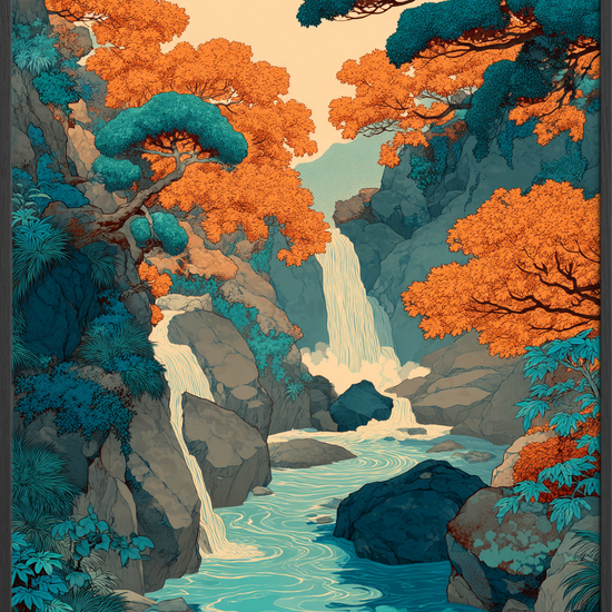 Vandets hvisken i kløften - Black Frame, No Border