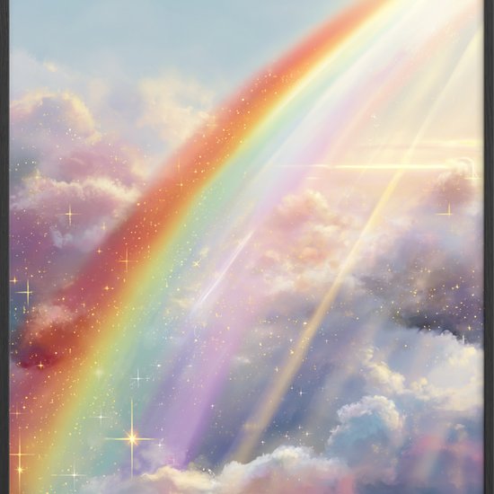 Regnbuens stille hvisken - Black Frame, No Border