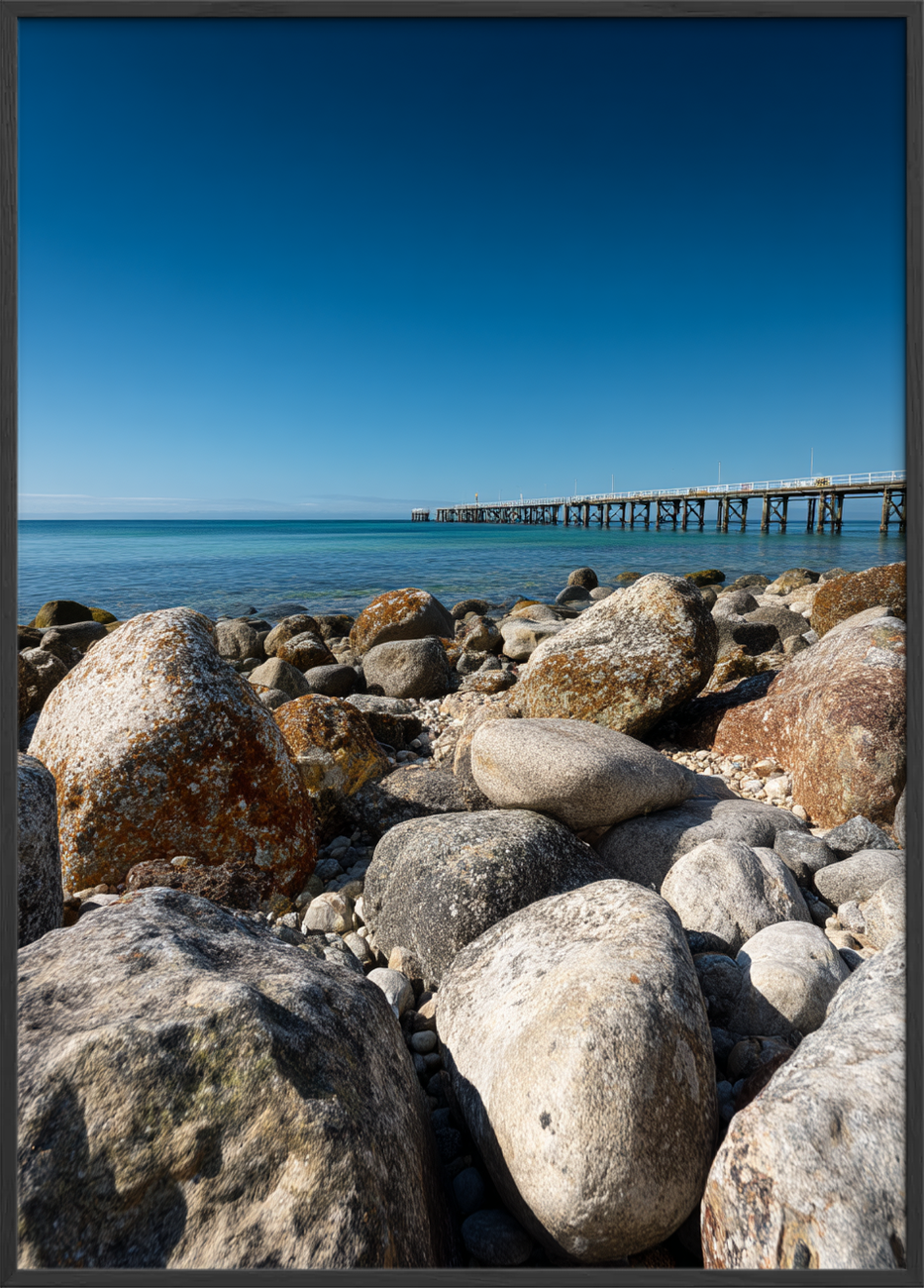 Havets tøvende hvisken - Black Frame, No Border