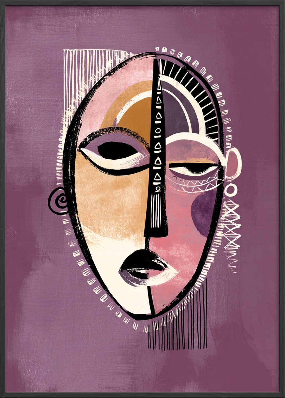 Stille rytme i ansigtet - Black Frame, No Border