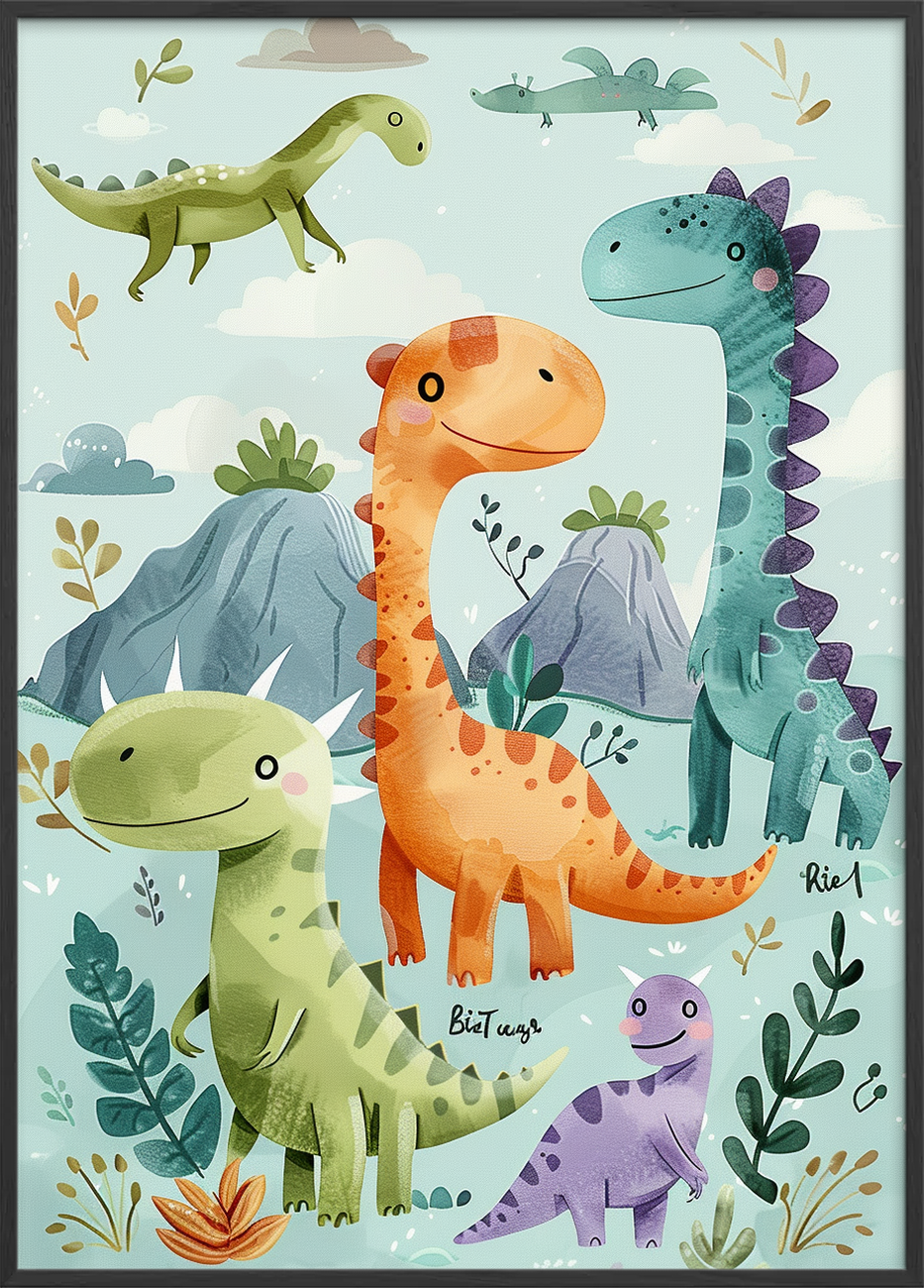 Dovne dinosaurernes bløde sus - Black Frame, No Border