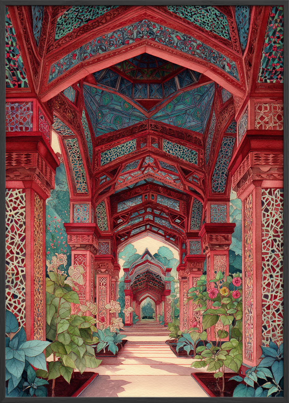 Silkens sus i søjlegangen - Black Frame, No Border