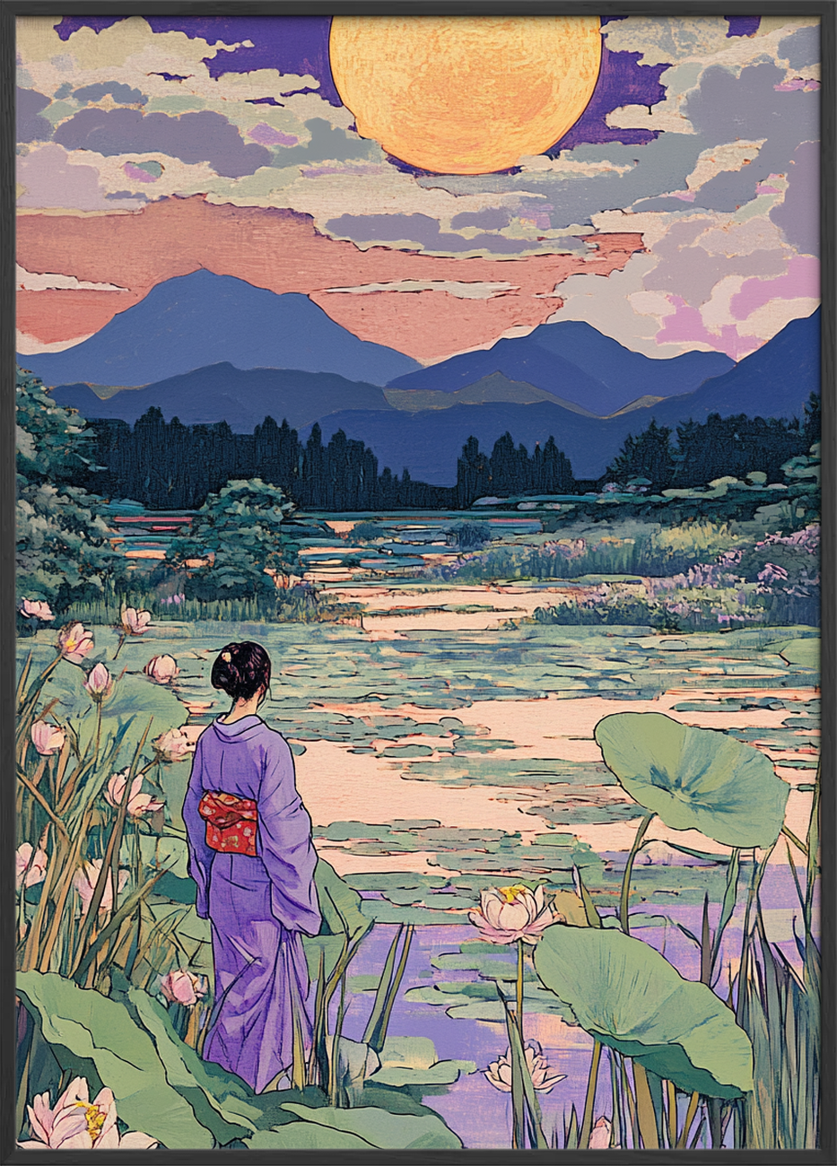 Vandfladernes langsomme svar - Black Frame, No Border