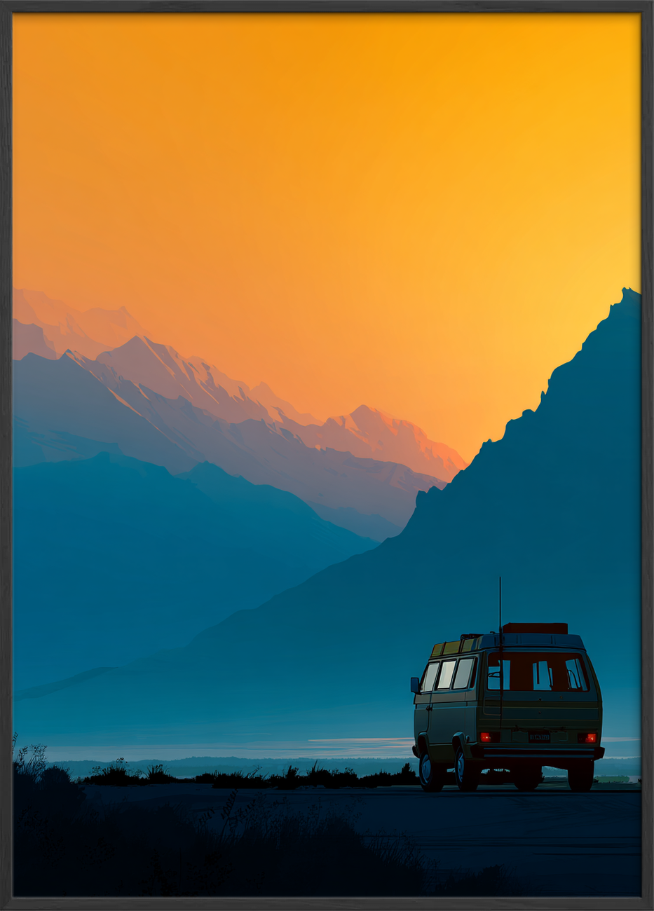 Aftenens varme hvisken - Black Frame, No Border