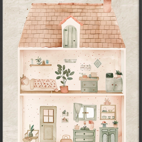 Husets duft af barndom - Black Frame, No Border