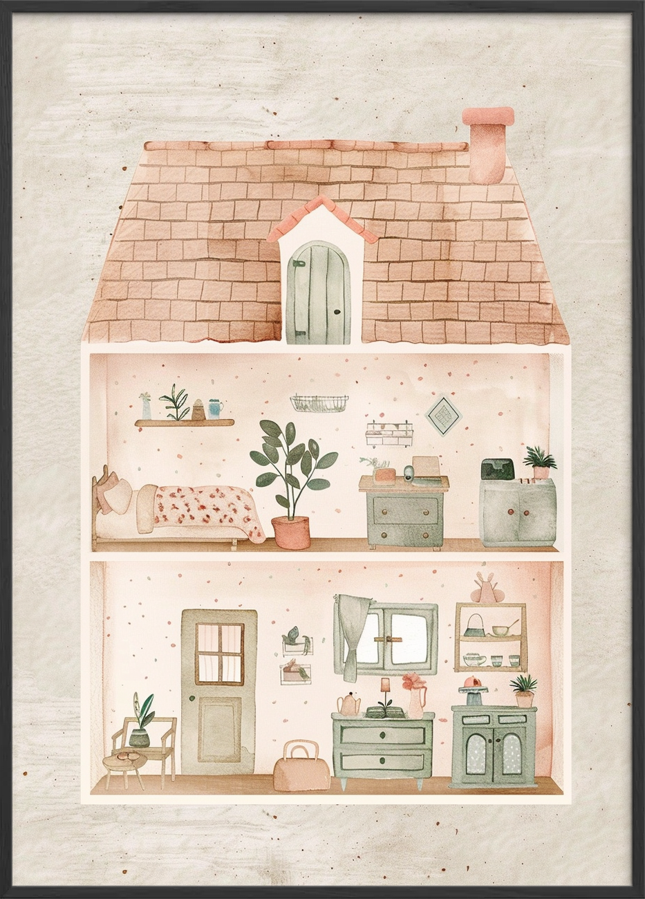 Husets duft af barndom - Black Frame, No Border