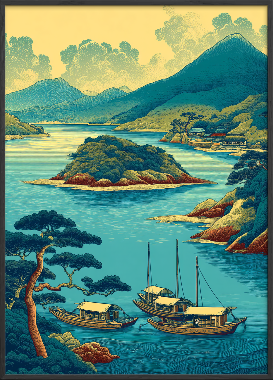 Havnens stille hjerteslag - Black Frame, No Border