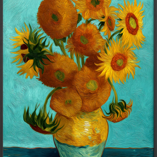 Solsikkernes varme hvisken - Black Frame, No Border