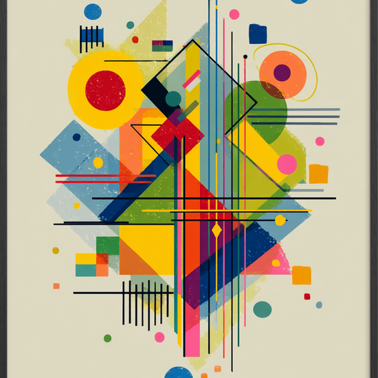 Rytmens farverige symfoni - Black Frame, No Border