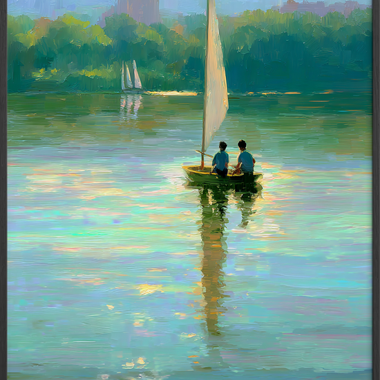 Stille bølgesang på vandet - Black Frame, No Border