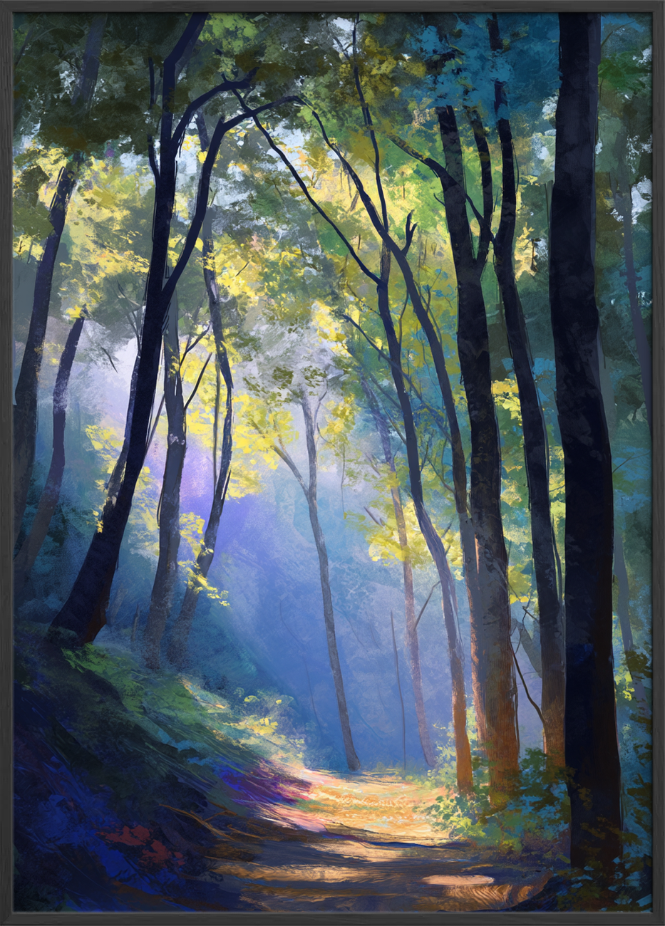 Morgenduggens stille sang - Black Frame, No Border